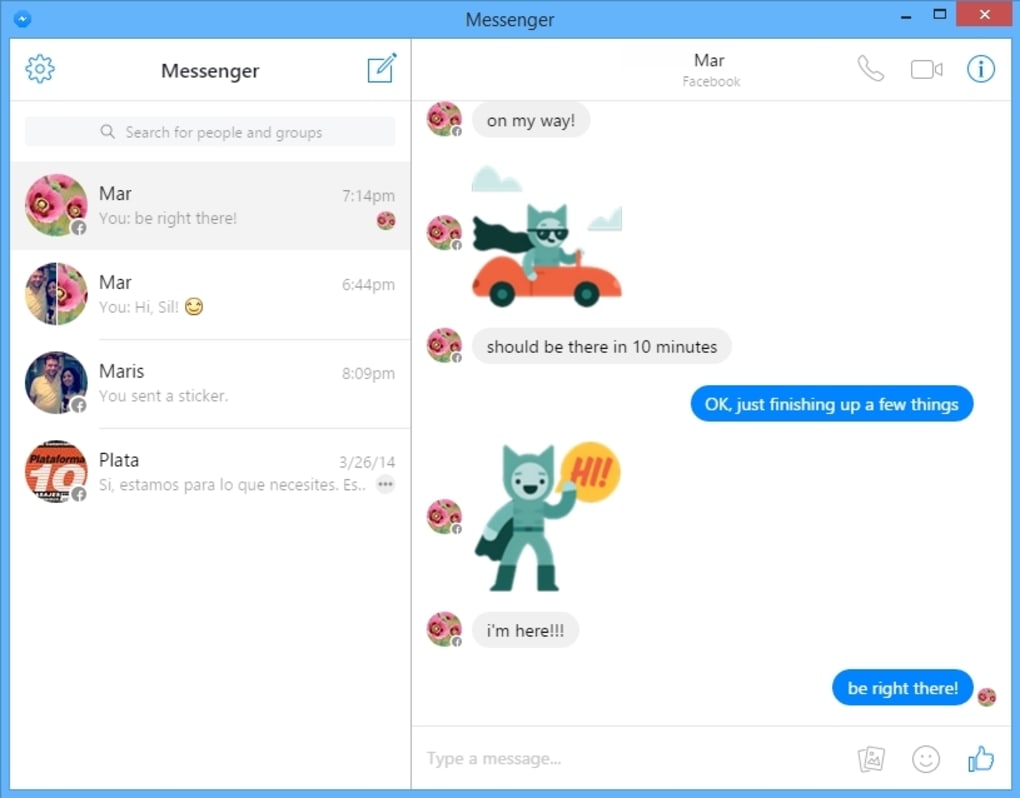 Facebook messenger android app